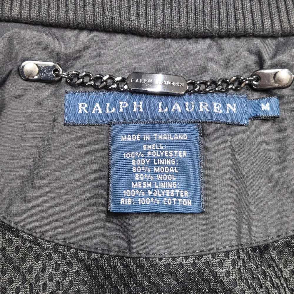 Ralph Lauren Blue Label Quiet Luxury Black Vest Minimalist Comfy Utility Medium - Picture 5 of 11